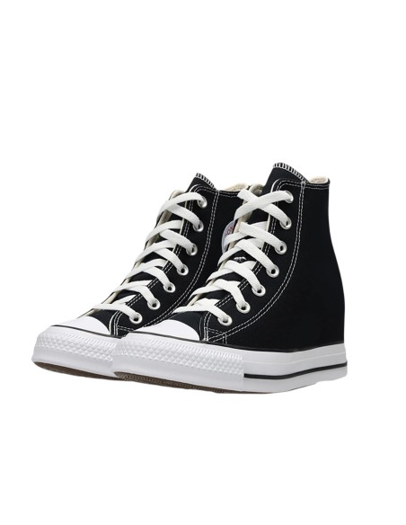 Converse nera con zeppa